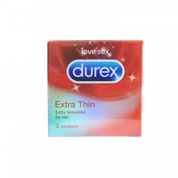 Durex Extra thin Condom (3 pcs)